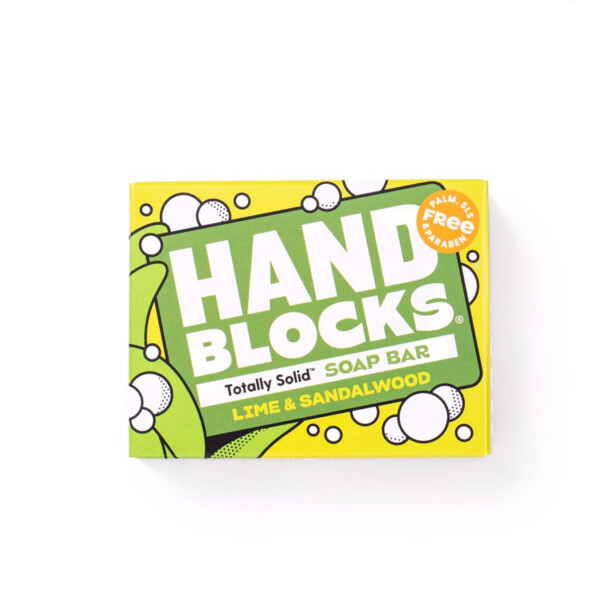 Hand Block - Lime & Sandalwood 100g - Image 2