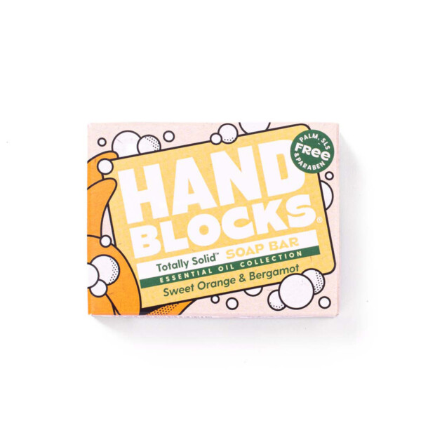 Hand Block - Essential Oil Collection - Sweet Orange & Bergamot 100g - Image 2