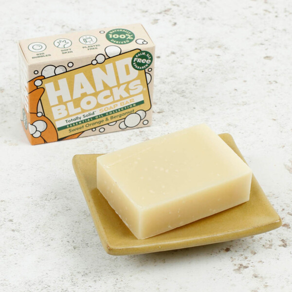 Hand Block - Essential Oil Collection - Sweet Orange & Bergamot 100g - Image 3