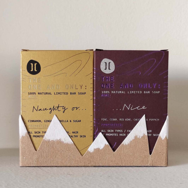 ‘The One And Only’ Olive Oil Soap Two Pack - Naughty Or Nice - Image 3