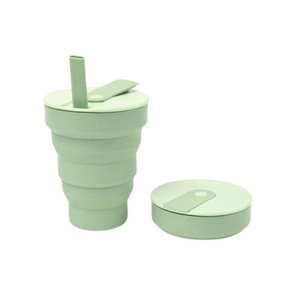 Collapsible Silicone Cup - Sage Green
