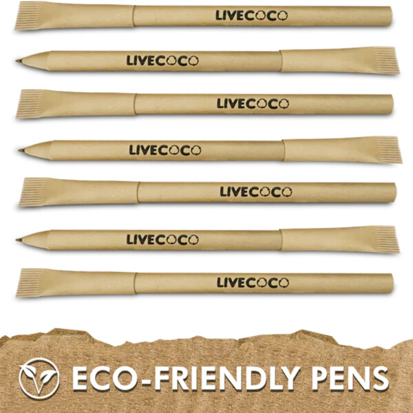 Paper Ballpoint Pens - 24 Pack - Image 2