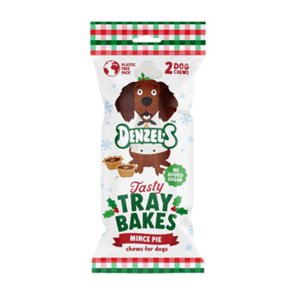 Mince Pie Tray Bake Dog Chews - 50g