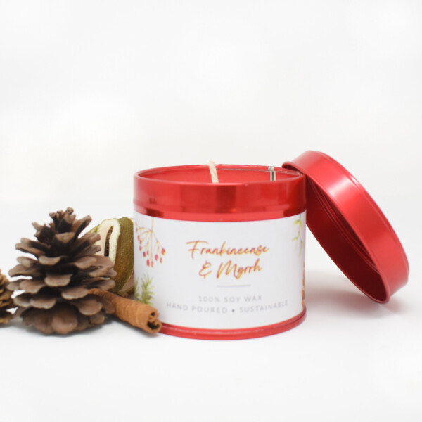 Frankincense & Myrrh Soy Wax Candle - 250ml