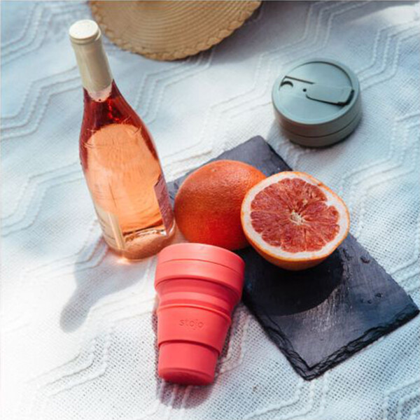 Collapsible Pocket Cup 12oz – Peony - Image 3