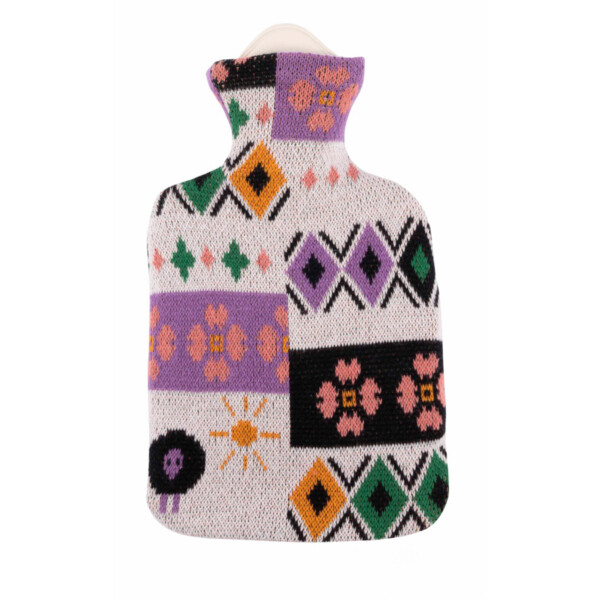 Natural Rubber Hot Water Bottle - Nayla