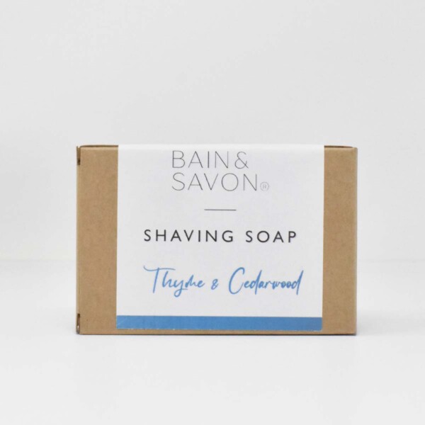 Shaving Soap Bar - Thyme & Cedarwood 90g - Image 2