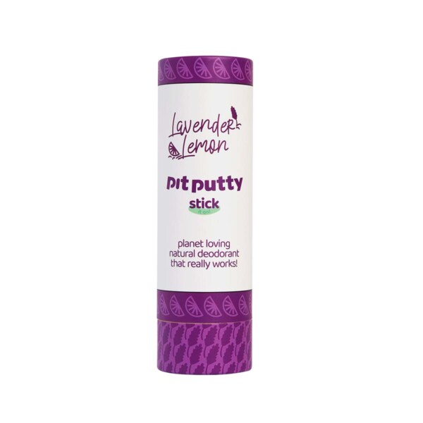 Pit Putty Natural Deodorant Stick - Lavender & Lemon 80g