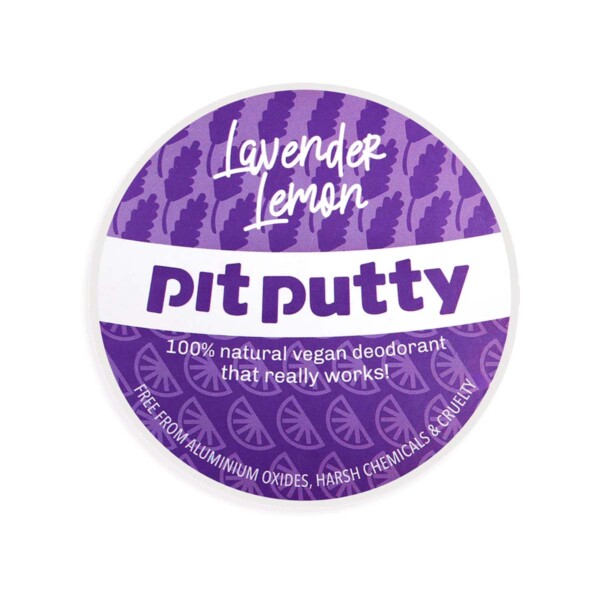 Pit Putty Natural Deodorant Tin - Lavender & Lemon 65g