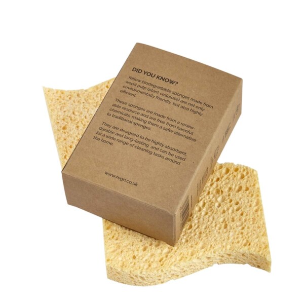 Re:gn Biodegradable Kitchen Sponges - Pack Of 2 - Image 4