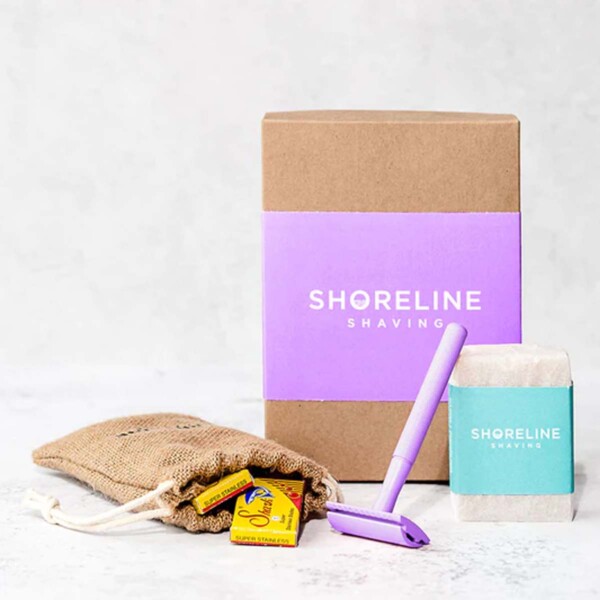 Light Purple Safety Razor Kit