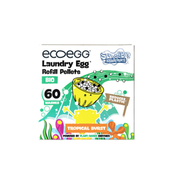 Ecoegg x Spongebob Laundry Egg Refill Pellets - Bio