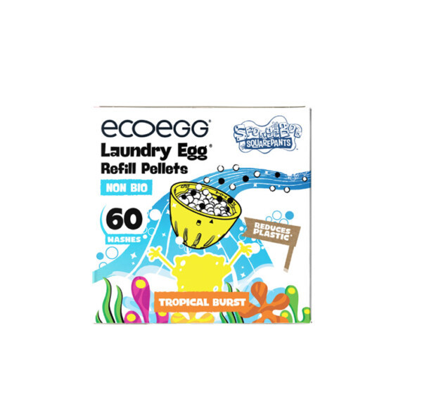 Ecoegg x Spongebob Laundry Egg Refill Pellets - Non Bio