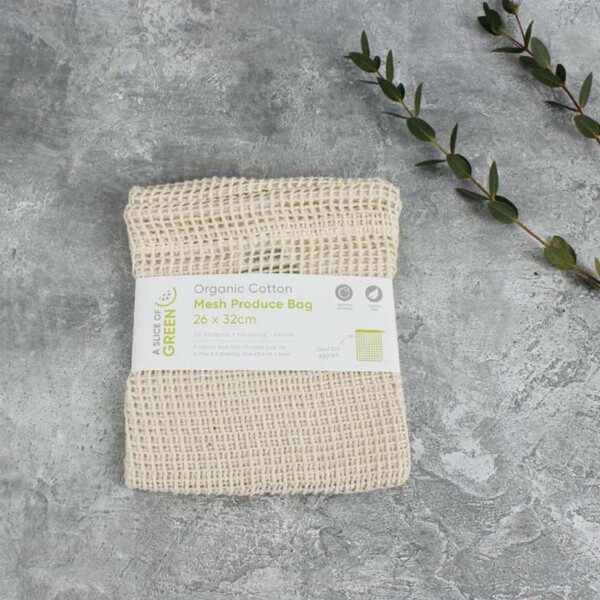Recycled Cotton Net Produce Bag - Medium - Image 3