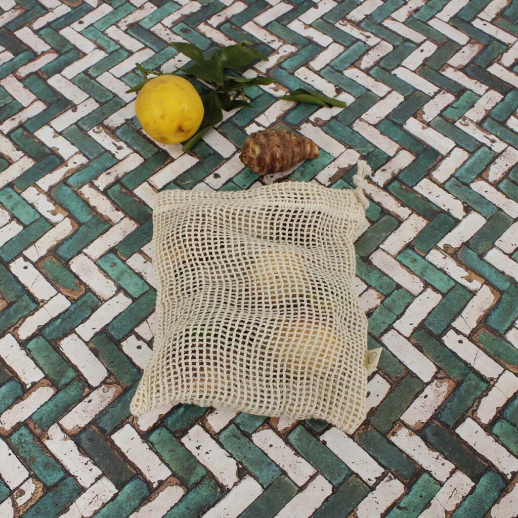 Organic Cotton Net Produce Bag - Small