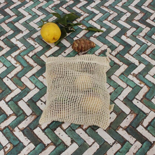 Recycled Cotton Net Produce Bag - Small - Image 2