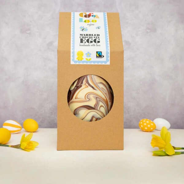 Giant Marbled Chocolate Easter Egg - 1250g - Image 4