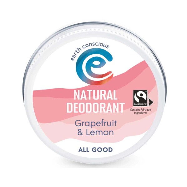 Natural Deodorant Tin - Grapefruit & Lemon
