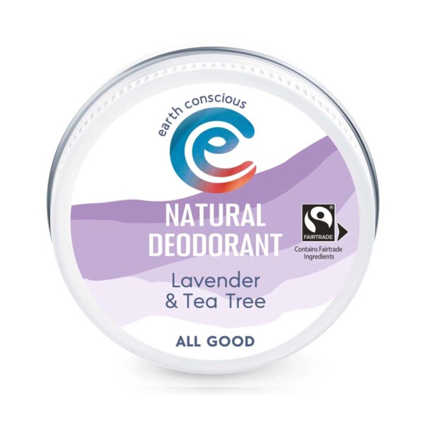 Natural Deodorant Tin - Lavender & Tea Tree