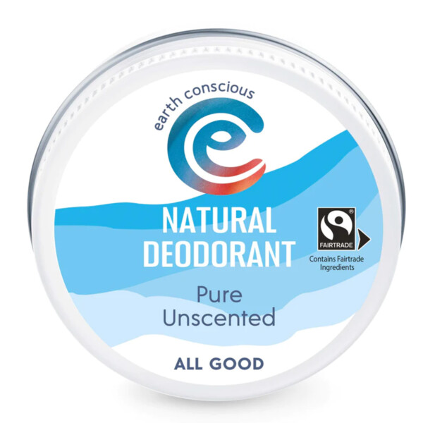 Natural Deodorant Tin - Pure Unscented