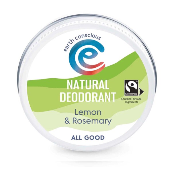 Natural Deodorant Tin - Lemon & Rosemary