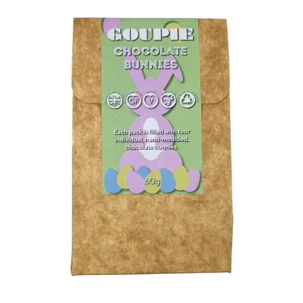 Vegan Chocolate Bunnies - 4 Pack - 60g - Image 2