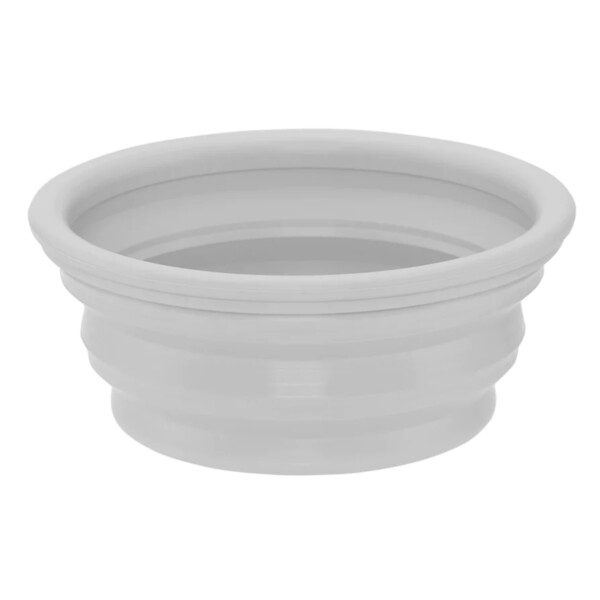 Natural Rubber Dog Bowl On The Go - Cloudy Grey