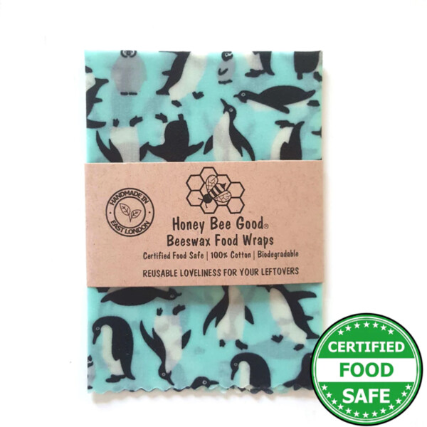 Beeswax Wrap - Penguins - Large