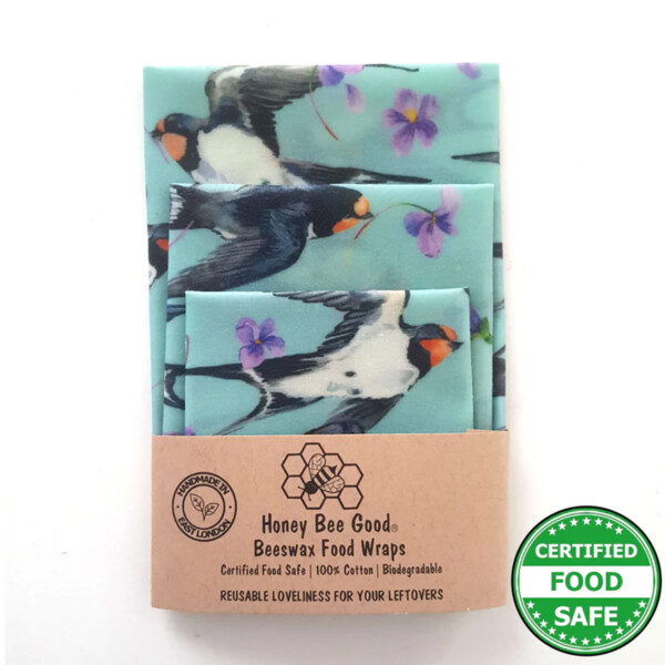 Beeswax Wraps - Swifts - Set Of 3