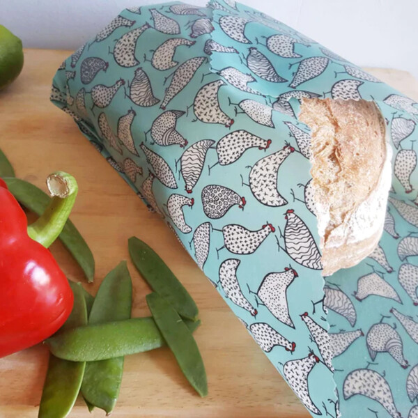 Beeswax Wrap - XXL Bread Wrap - Hens - Image 2