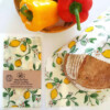 Beeswax Wrap - XXL Bread Wrap - Lemons