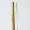 Natural Bamboo Reusable Drinking Straws - 6 Pack - Image 3