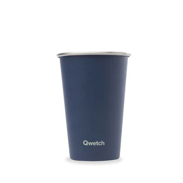 Single Wall Stainless Steel Cup - Granite Blue - 470ml
