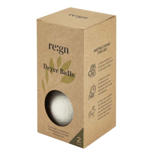 Organic Wool Dryer Balls - 2 Pack - Image 2