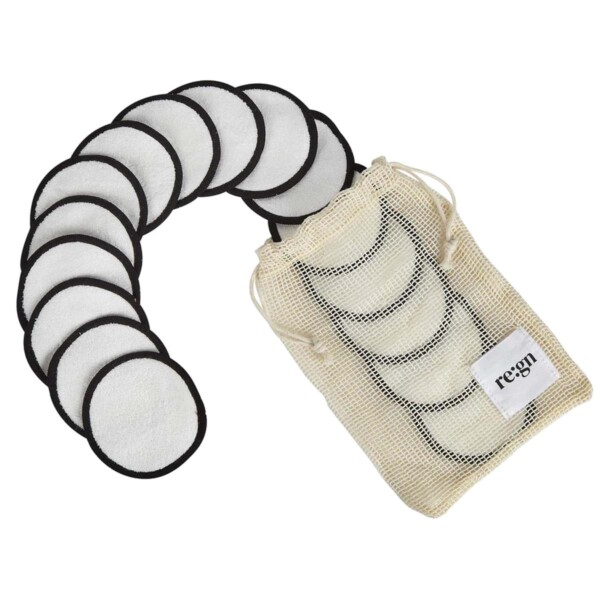 Reusable Bamboo Cotton Pads - 16 Pack