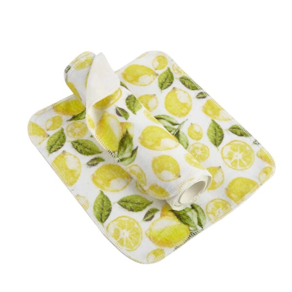 Re:gn Reusable Kitchen Roll - Pack of 7 - Lemons - Image 3