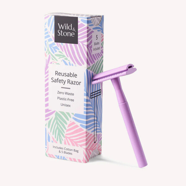 Reusable Safety Razor - Purple