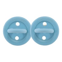 BumiBébé Natural Rubber Pacifier 0-3 Months – Sky Blue 2 Pack