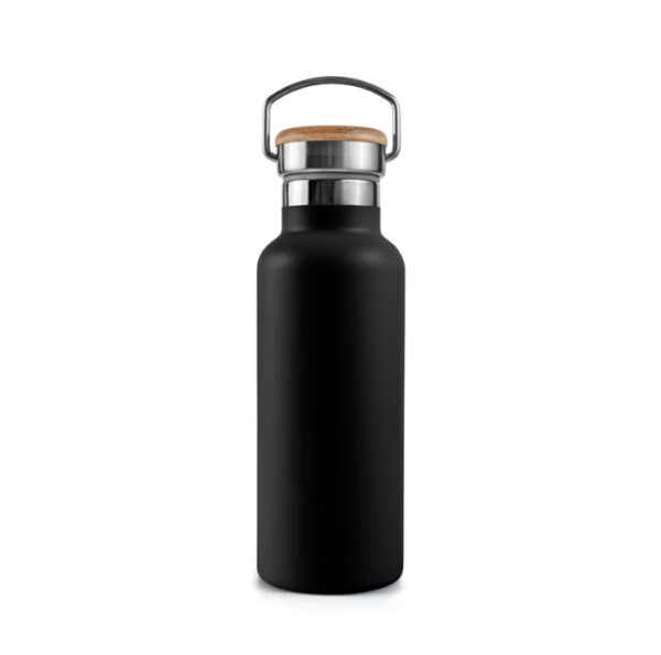 Insulated Water Bottle - Jet Black 750ml