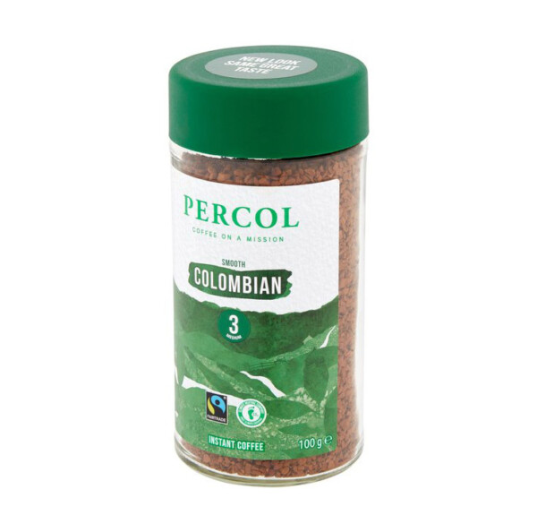 Percol Colombian Instant Coffee 100g Peace With The Wild