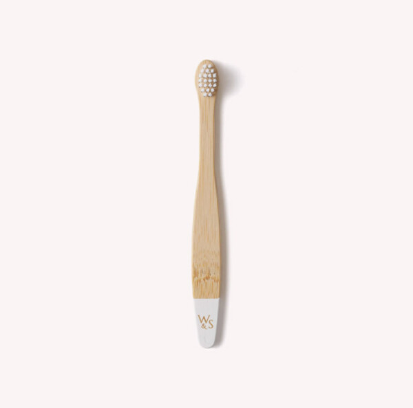 Baby Bamboo Toothbrush - White