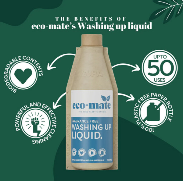 Fragrance Free Washing Up Liquid - 500ml - Image 2