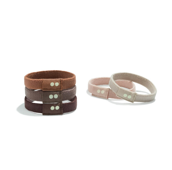 Earth Tints Organic Plastic-free Hair Ties - 5 Pack - Image 2