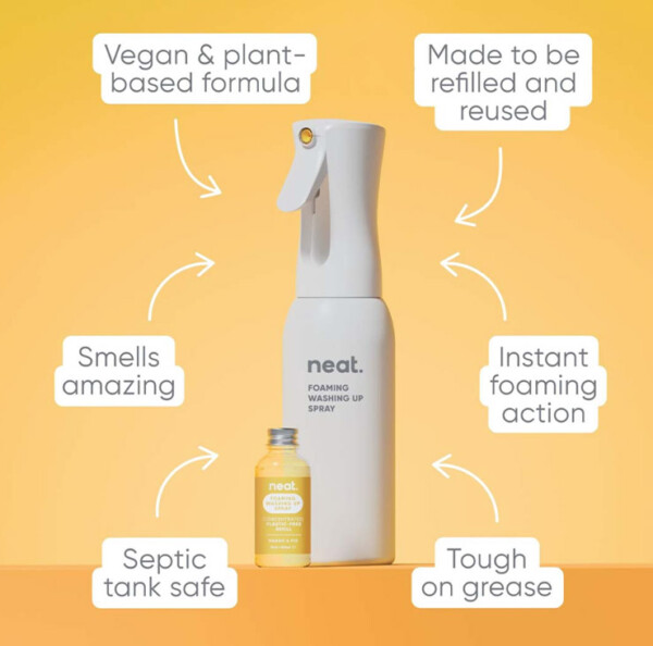 Foaming Washing Up Spray – Mango & Fig - Image 3