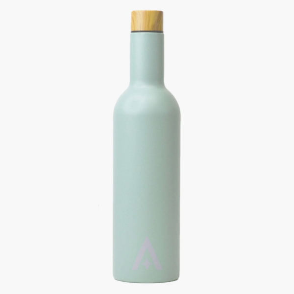 Insulated Travel Wine Bottle - Green 750ml