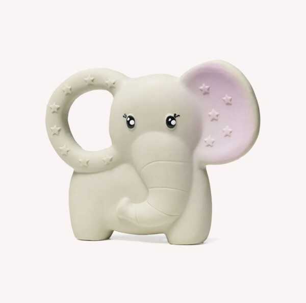 Natural Rubber Teether - Eloise the Elephant