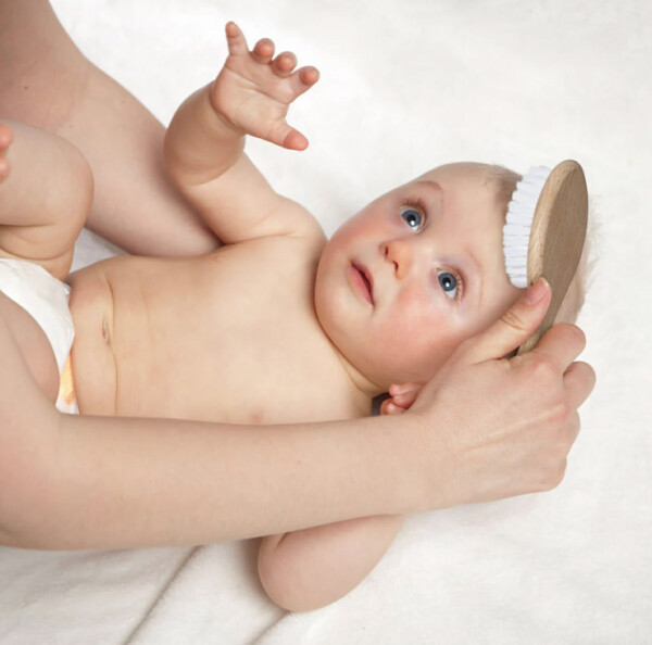 Natural Baby Hair Brush - Image 3