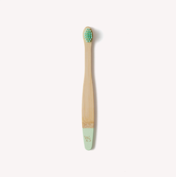 Baby Bamboo Toothbrush - Mint green