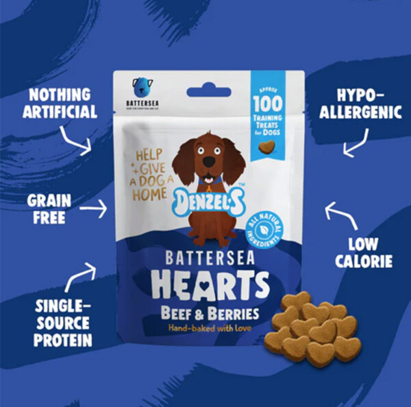 Training bites -  Battersea Hearts - Beef and Berries - Image 2