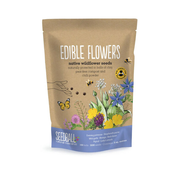 Edible Flowers Mix Seedball Grab Bag